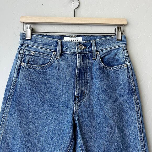 SLVRLAKE Denim Jeans Hero Pacific Blue Denim Slim Fit High Rise Jeans Size 25 - Picture 4 of 13